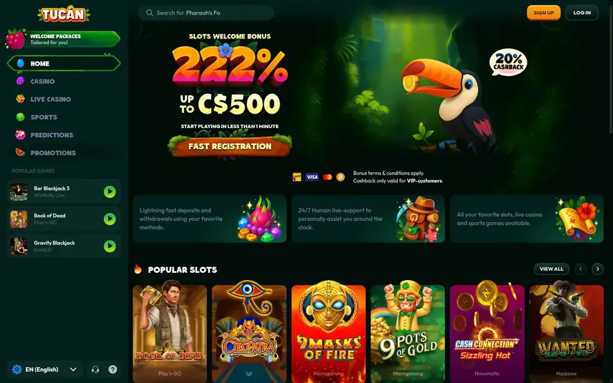 Tucan homepage